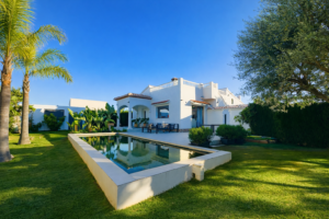 Pool and garden views