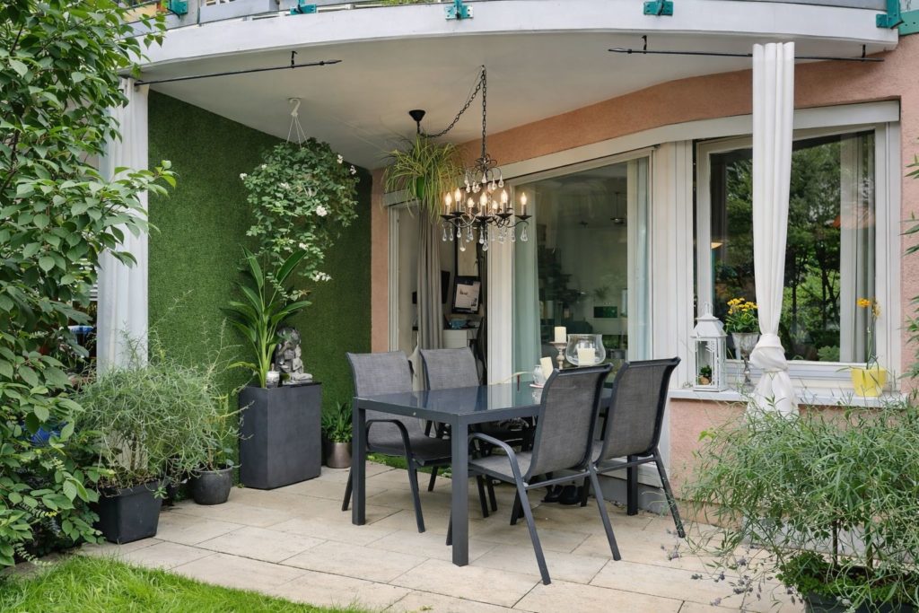 Covered terrace