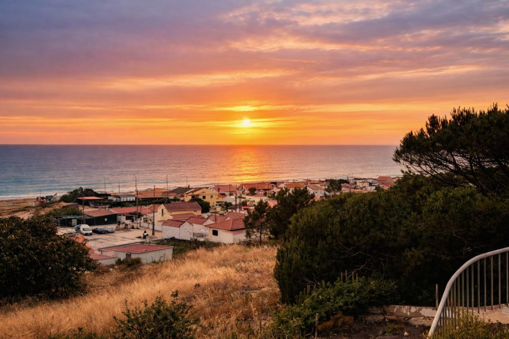 Sunset over Fonte da Telha