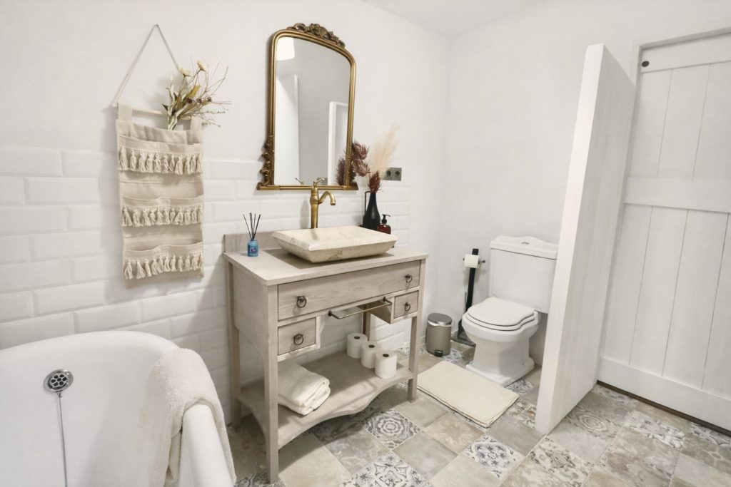 Bathroom with bathtub
