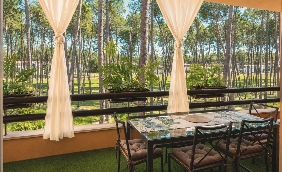 Terraza con pinar y vistas al golf, Costa da Caparica