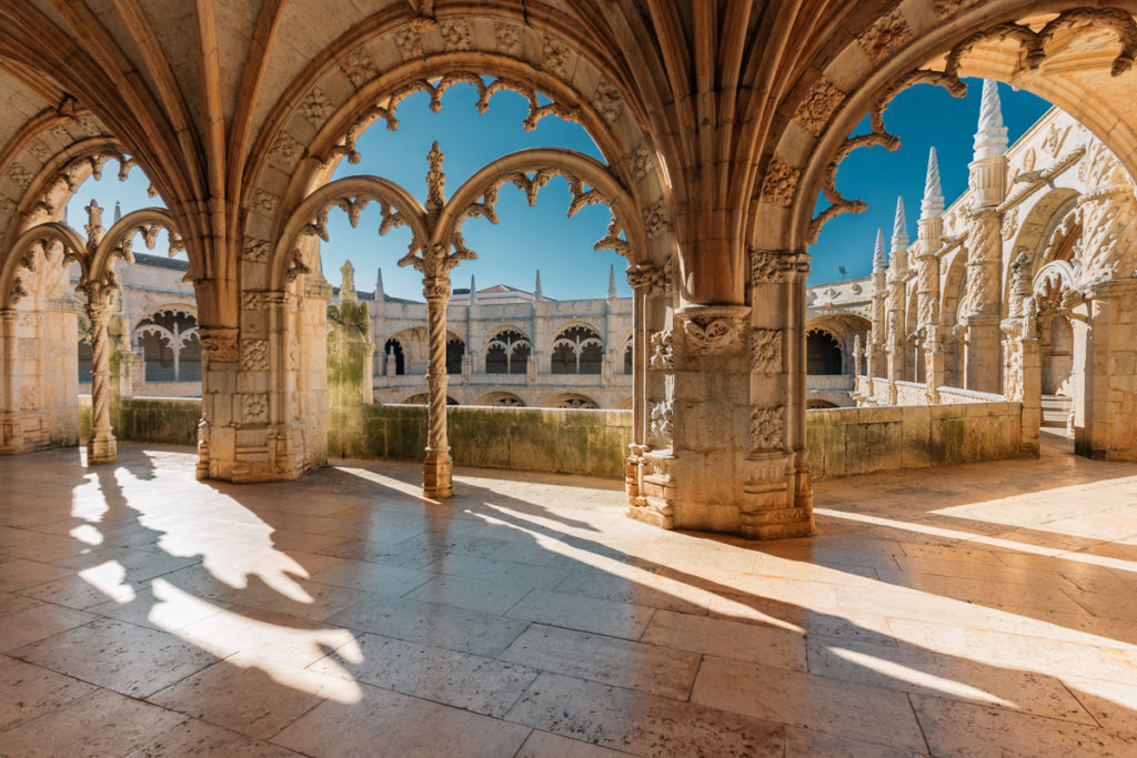 Der manuelinische Kreuzgang des Mosteiro dos Jerónimos, Belém