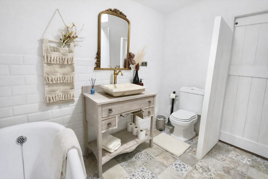 Bathroom with bathtub